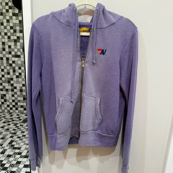 Aviator Nation Lavender Zip-Up Hoodie - Picture 4 of 6